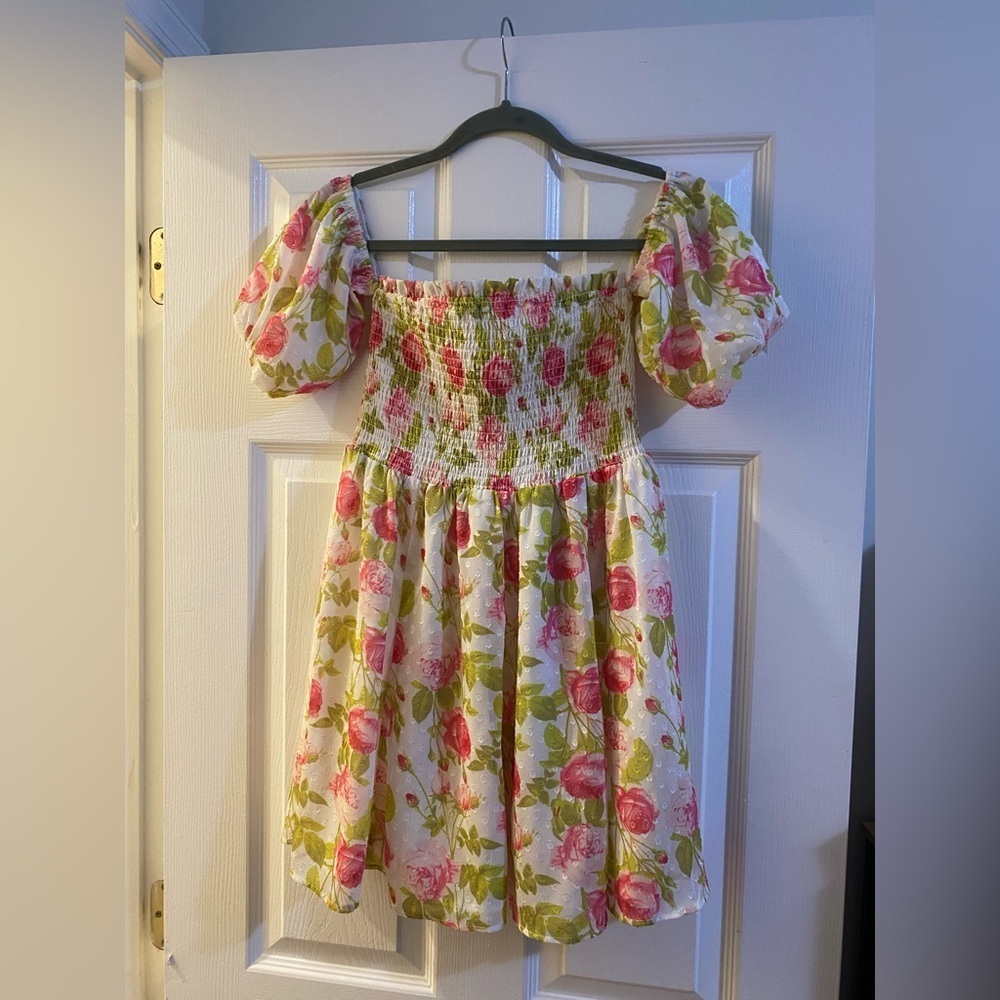 Betsey Johnson Ariana Off The Shoulder Mini Dress. - Picture 3 of 6